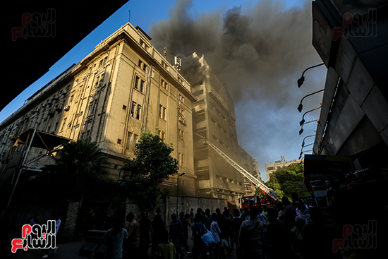 حريق سنترال رمسيس (6)