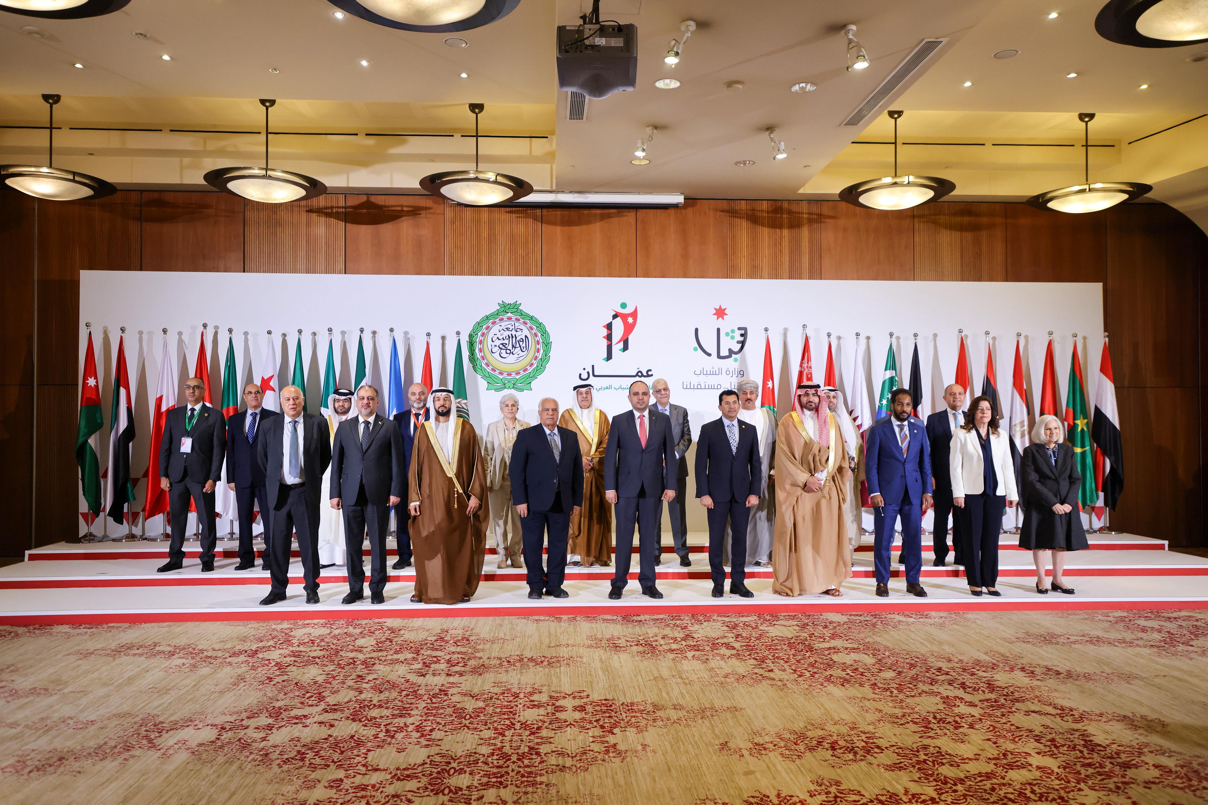 وزير الشباب والرياضة يشارك في تدشين عمّان عاصمة الشباب العربي 2025  (3)