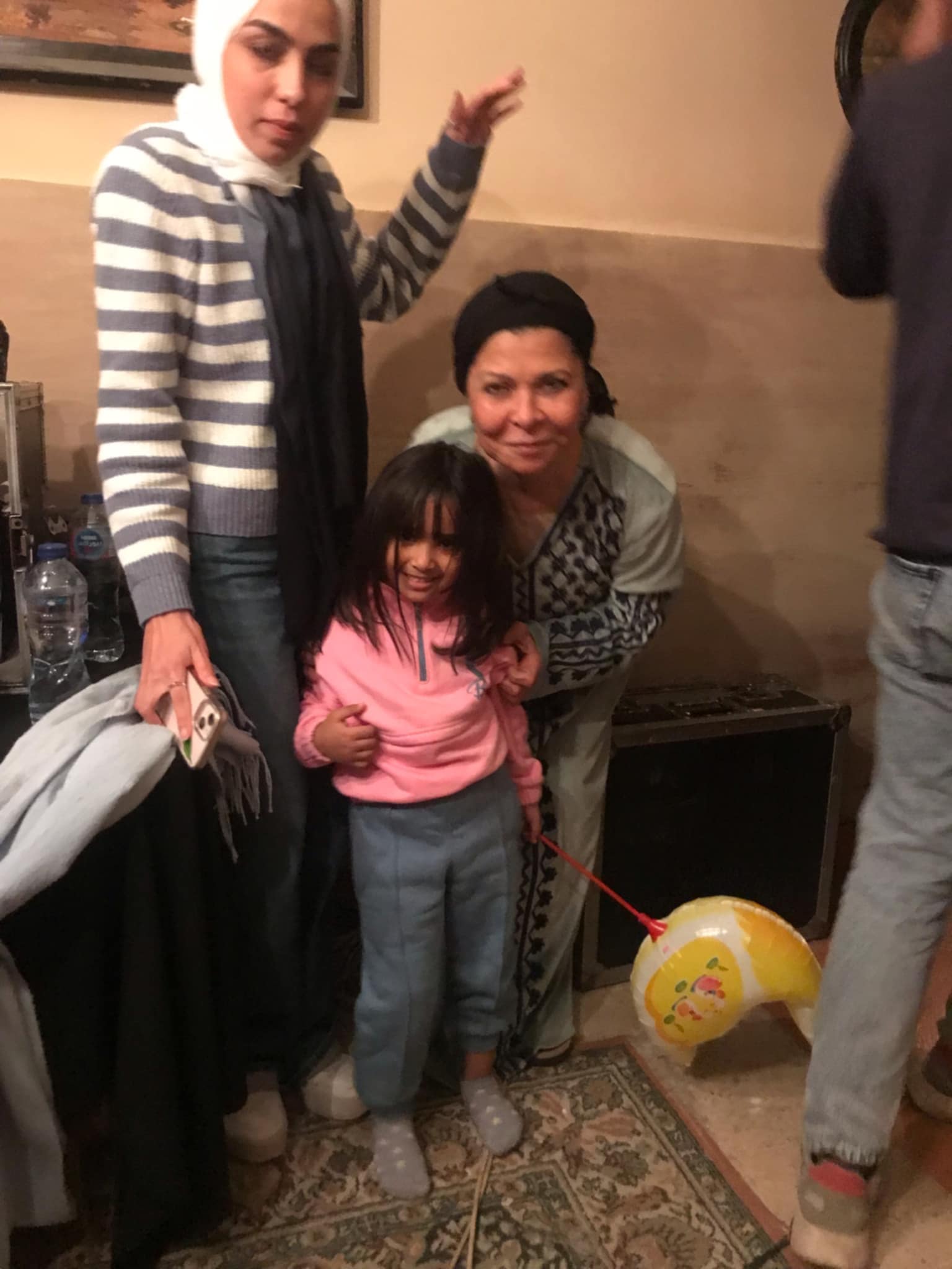 مريم مع الفنانة سلوى محمد على مريم مع الفنانة سلوى محمد على