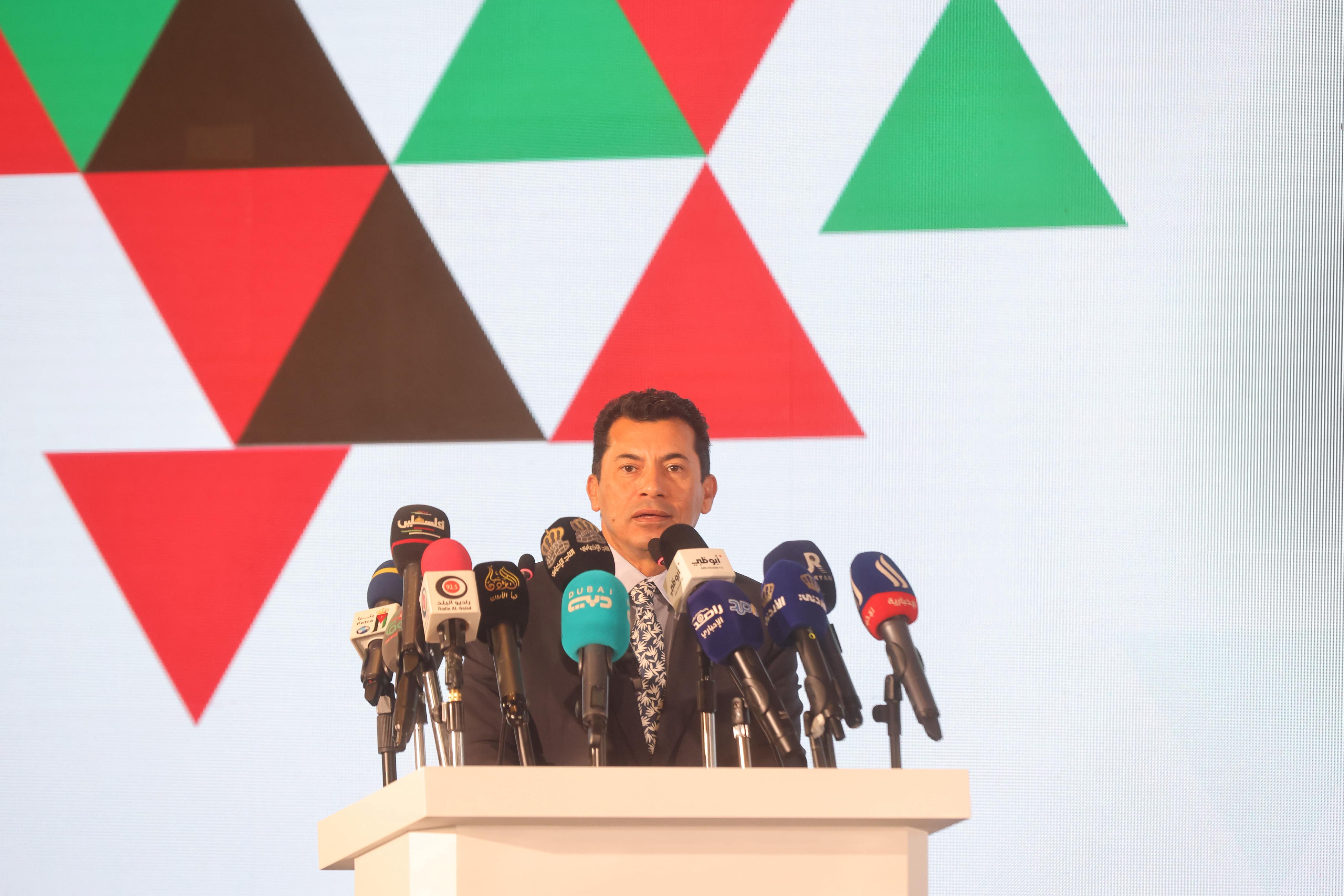 وزير الشباب والرياضة يشارك في تدشين عمّان عاصمة الشباب العربي 2025  (5)