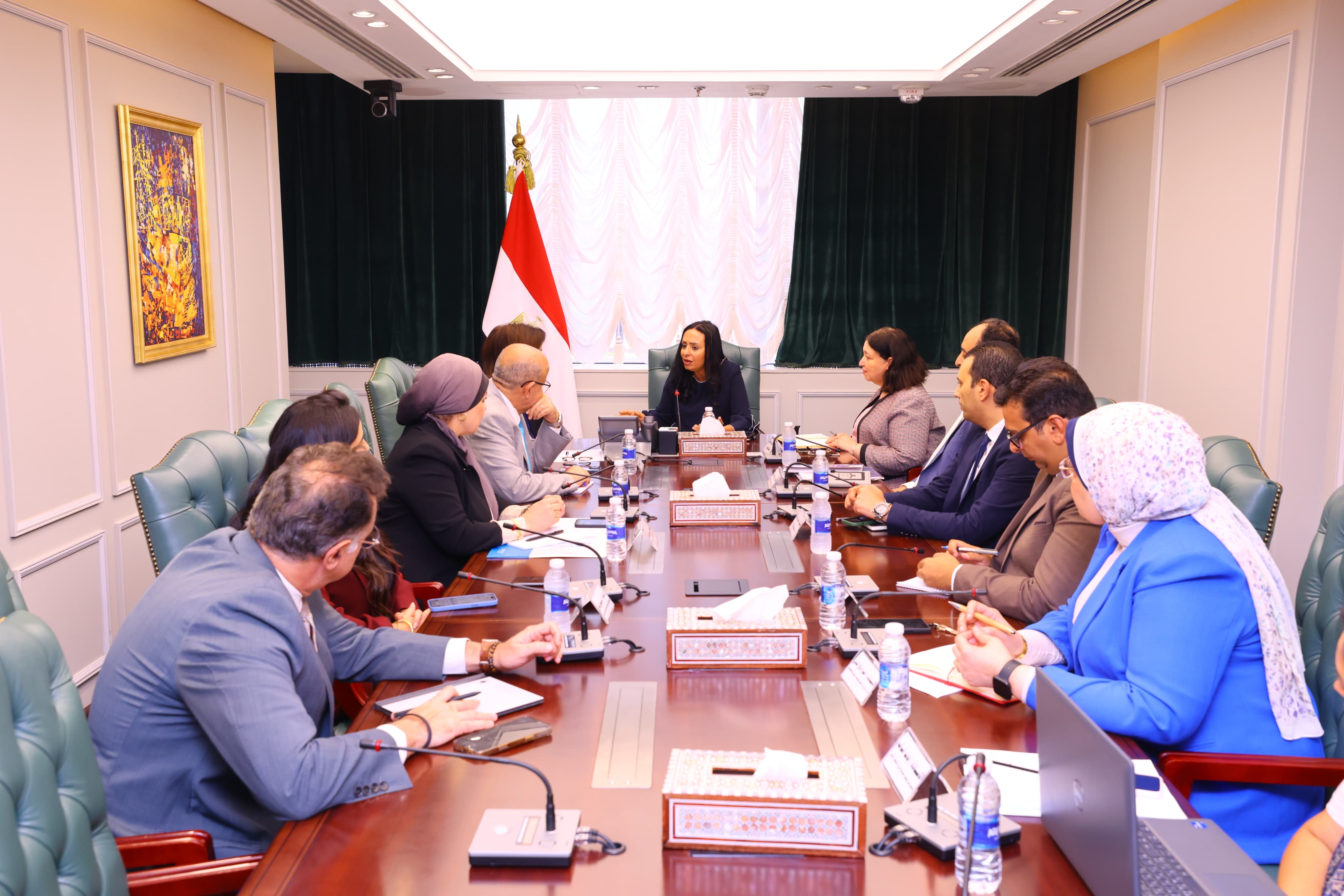 الدكتورة مايا مرسى تستقبل المدير الاقليمى لمنظمة الصحة العالمية لمنطقة الشرق الأوسط
