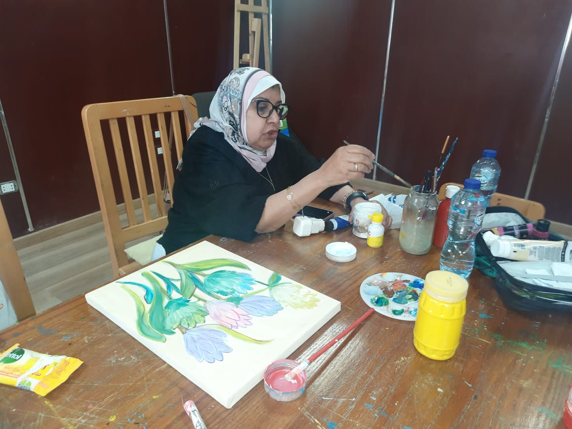 جانب من الورش