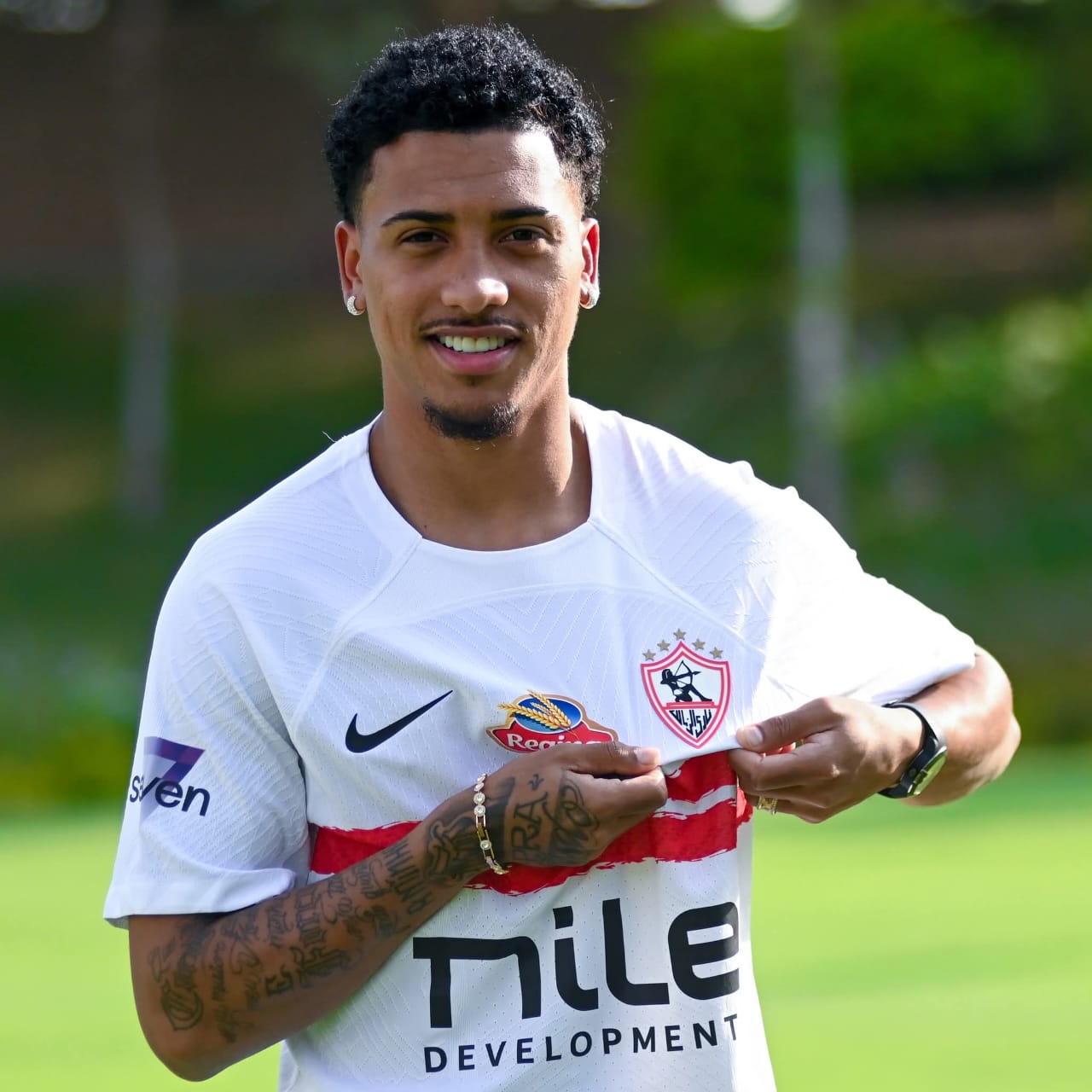 الزمالك عن البرازيلى خوان ألفينا: وصل النجم وبدأت الحكاية.. صور - اليوم  السابع