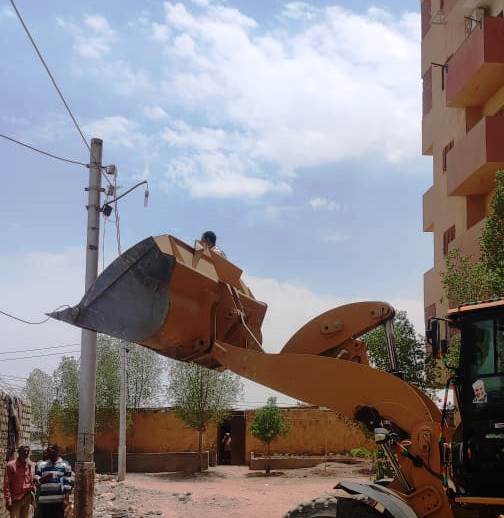 جانب من حملة الإزالة