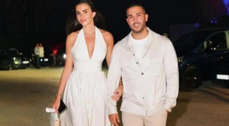 سيليو صعب وزوجته زين قطامى