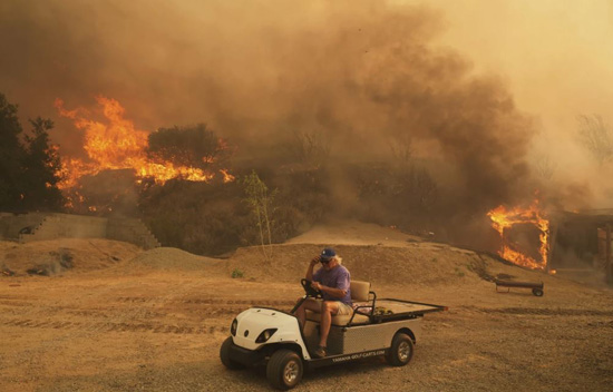 اشتعال حريق كانيون (5)