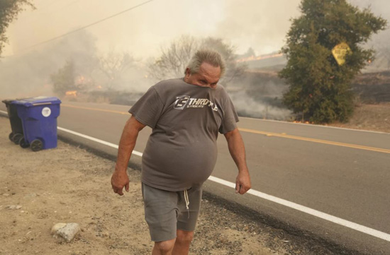 اشتعال حريق كانيون (7)