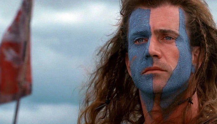 ميل جيبسون في فيلم Braveheart ميل جيبسون في فيلم Braveheart