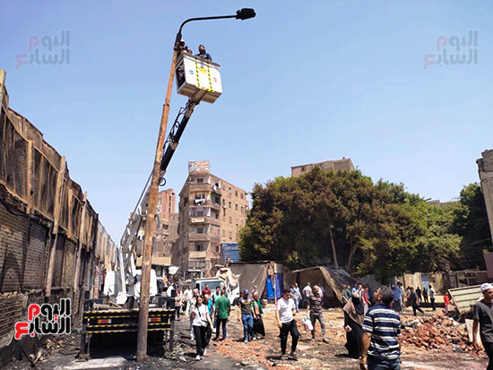 رفع-آثار-حريق-شبرا-الخيمة رفع-آثار-حريق-شبرا-الخيمة