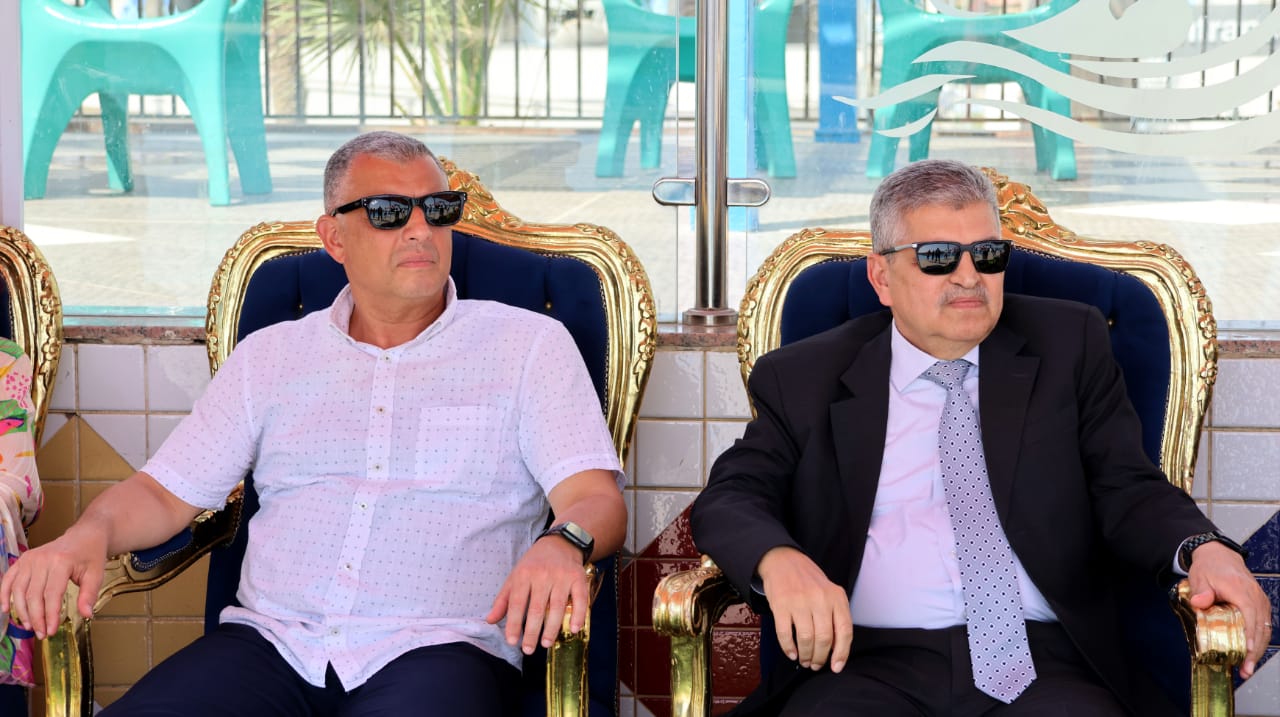 الفريق أسامة ربيع ومحافظ الإسماعيلية