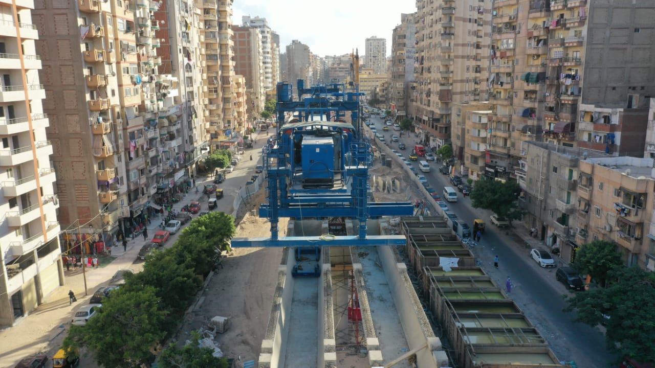 أعمال تركيب الكمرات (7)