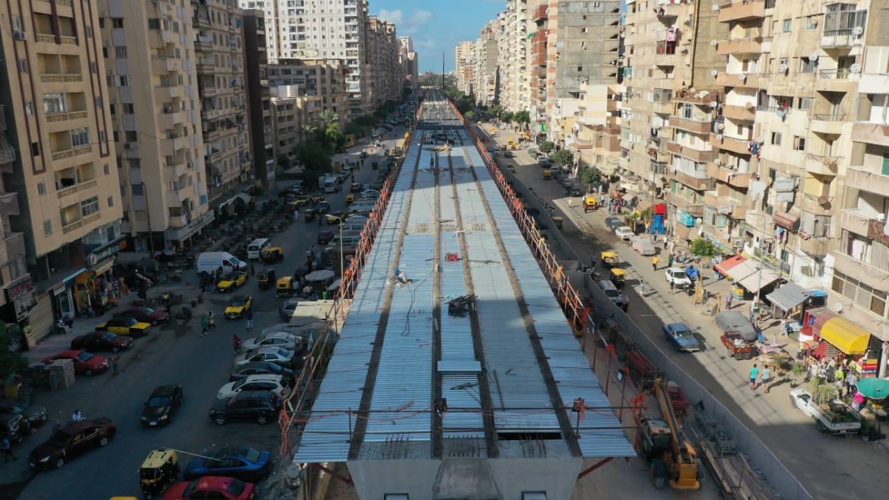 أعمال تركيب الكمرات (3)