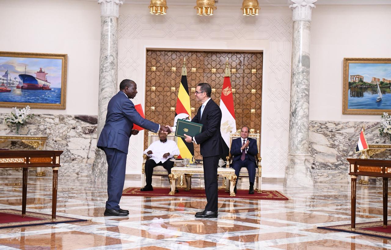 مذكرة تفاهم بشأن تعزيز العلاقات الاستثمارية الثنائية بين مصر وأوغندا