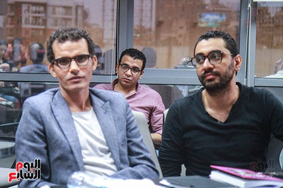 أحمد إبراهيم الشريف وخالد إبراهيم خلال ملتقى اليوم السابع