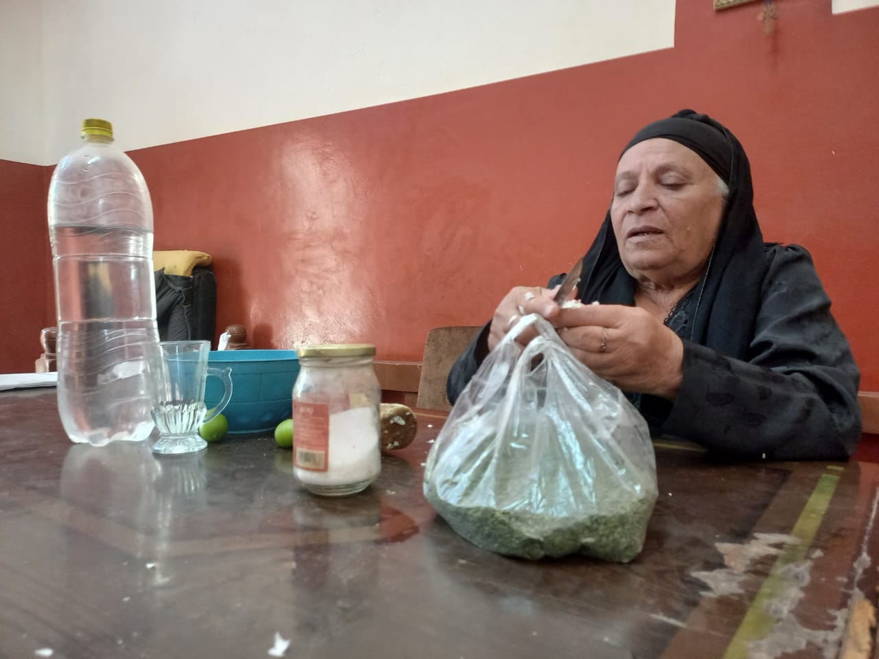 تجهيز طبق الشلولو بقنا