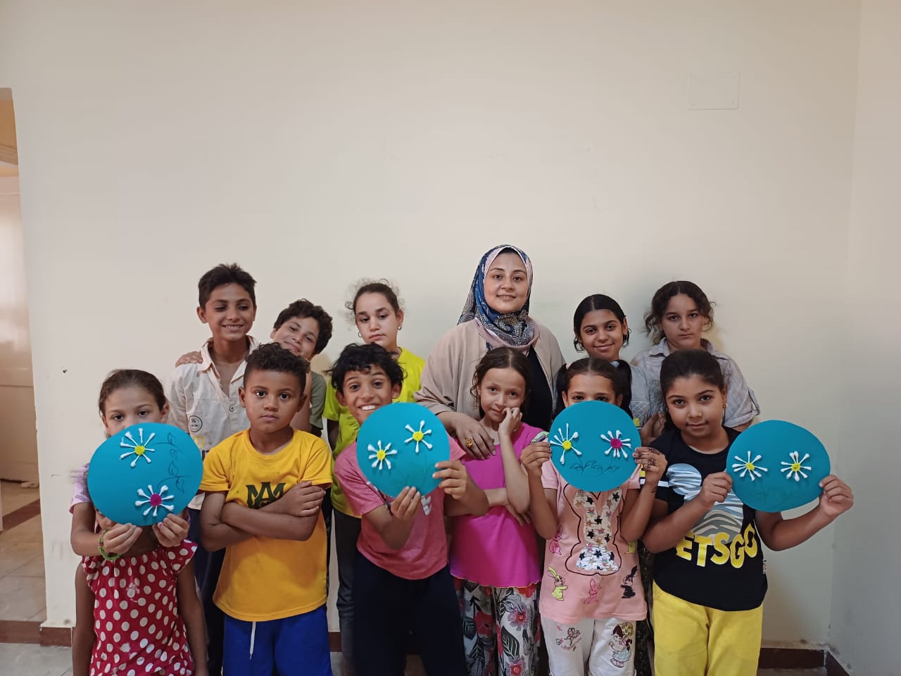 تفاعل الأطفال مع الورش