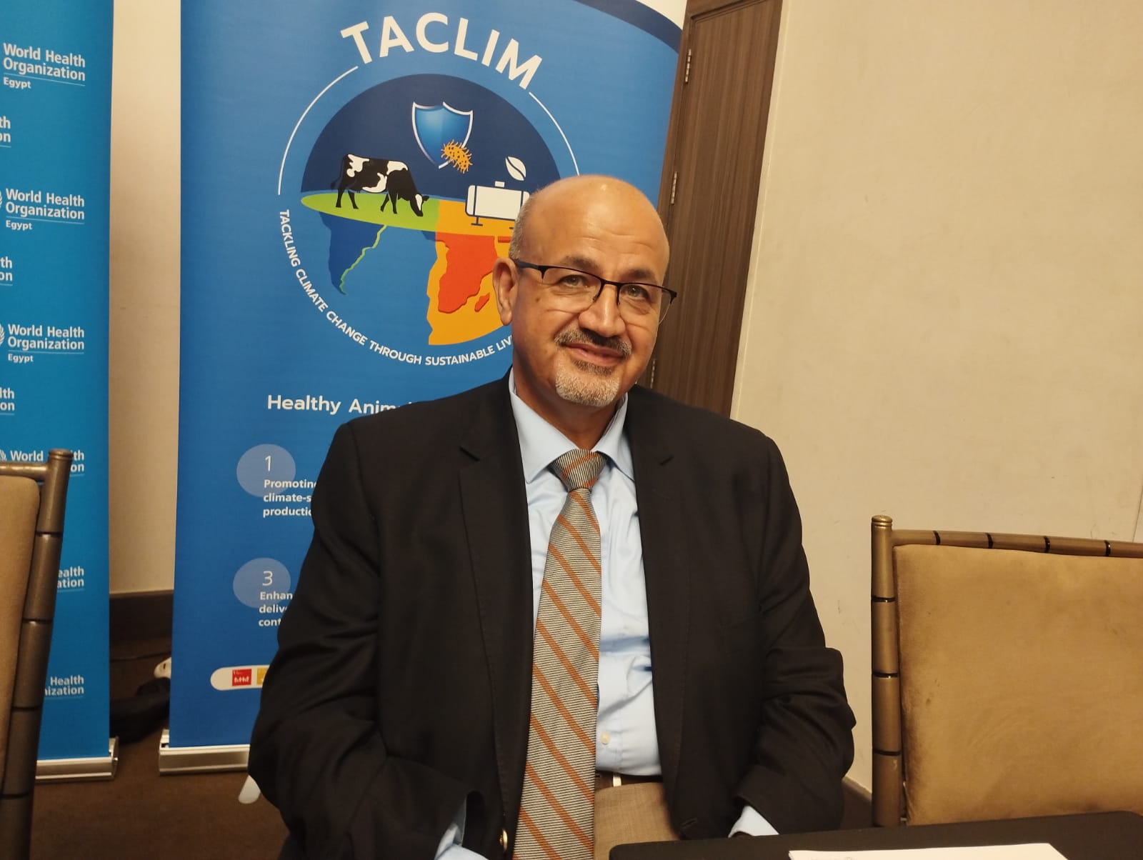 الدكتور نعمة عبد ممثل منظمة الصحة العالمية فى مصر