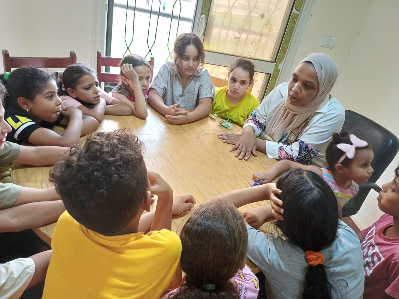 الورش التفاعلية مع الأطفال