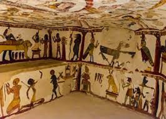 مقابر المزوقة بالداخلة