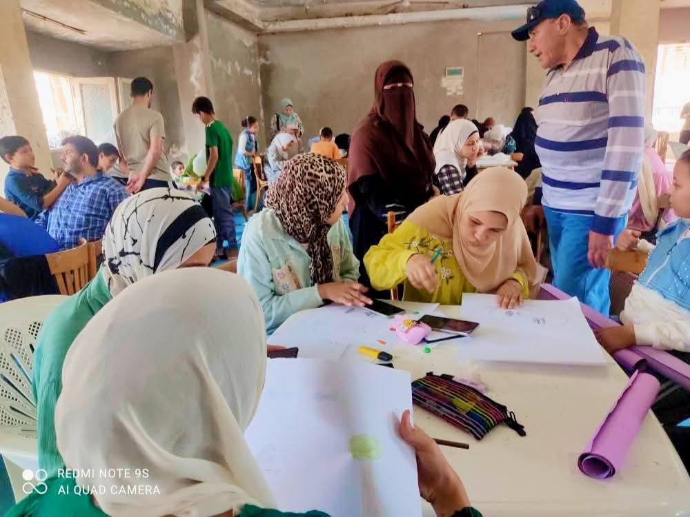 جانب من المسابقة الفنية بقلين