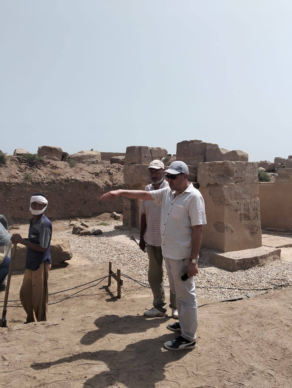 مدير آثار الأقصر يتفقد نجاحات وأعمال المركز المصرى الفرنسي