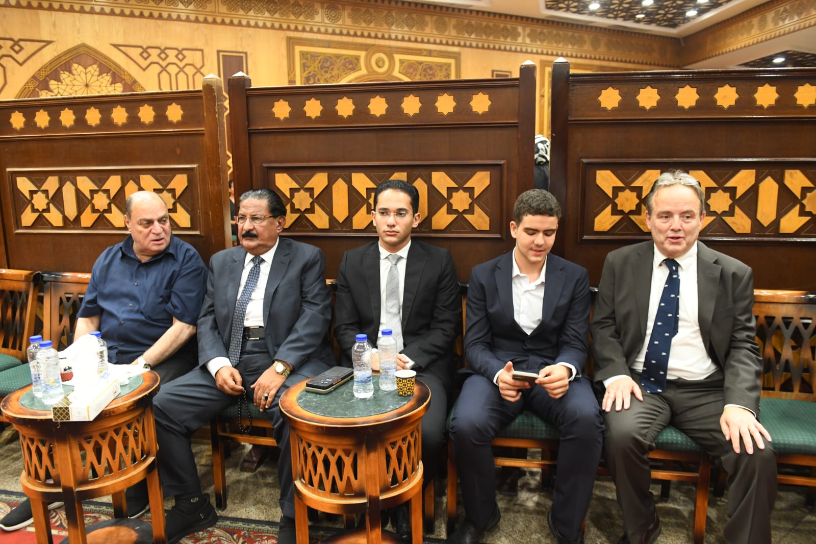 جانب من عزاء الدكتور على المصيلحى وزير التموين والتجارة الداخلية السابق