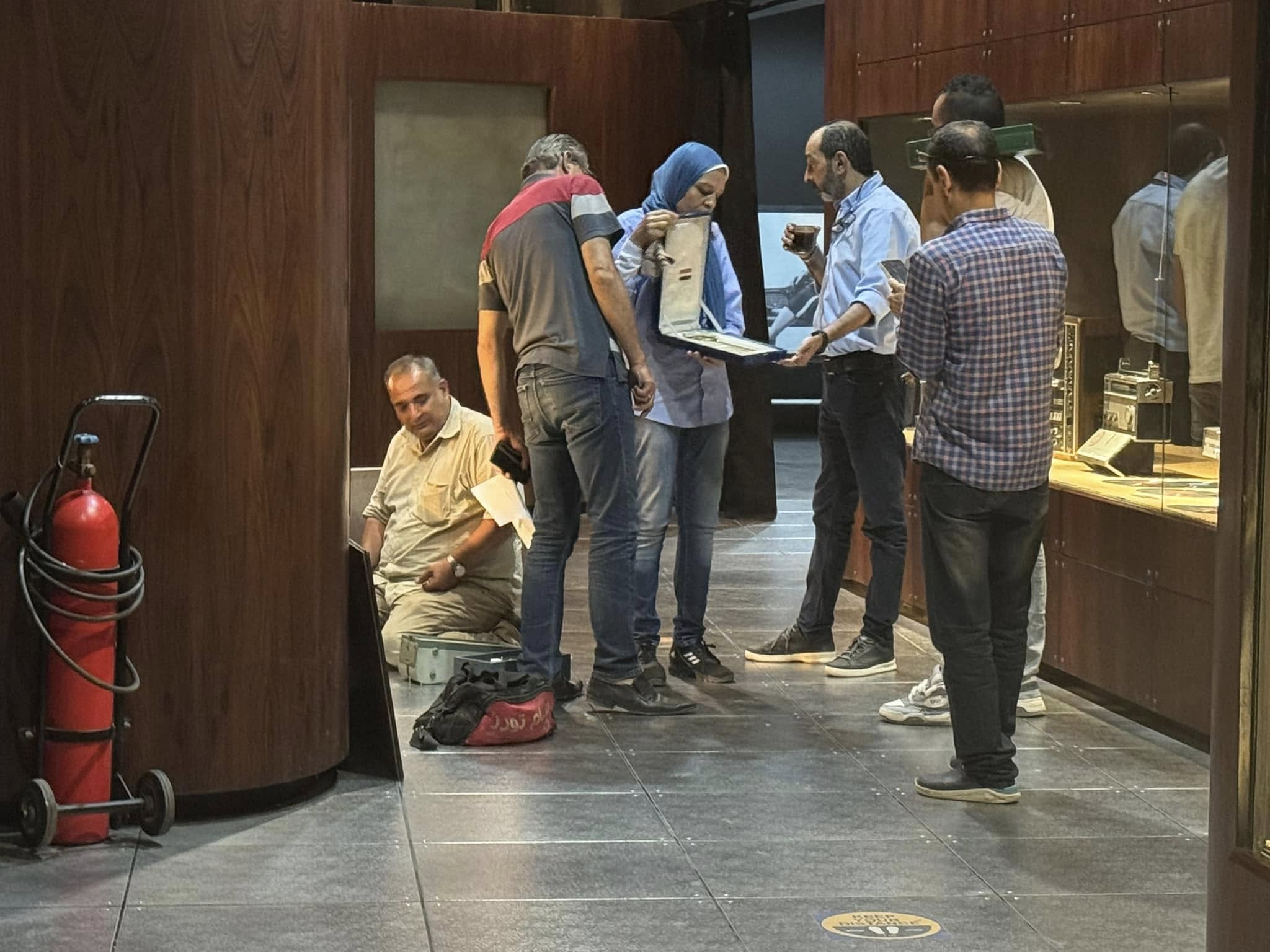  استعدادات معرض صوت مصر  (6)