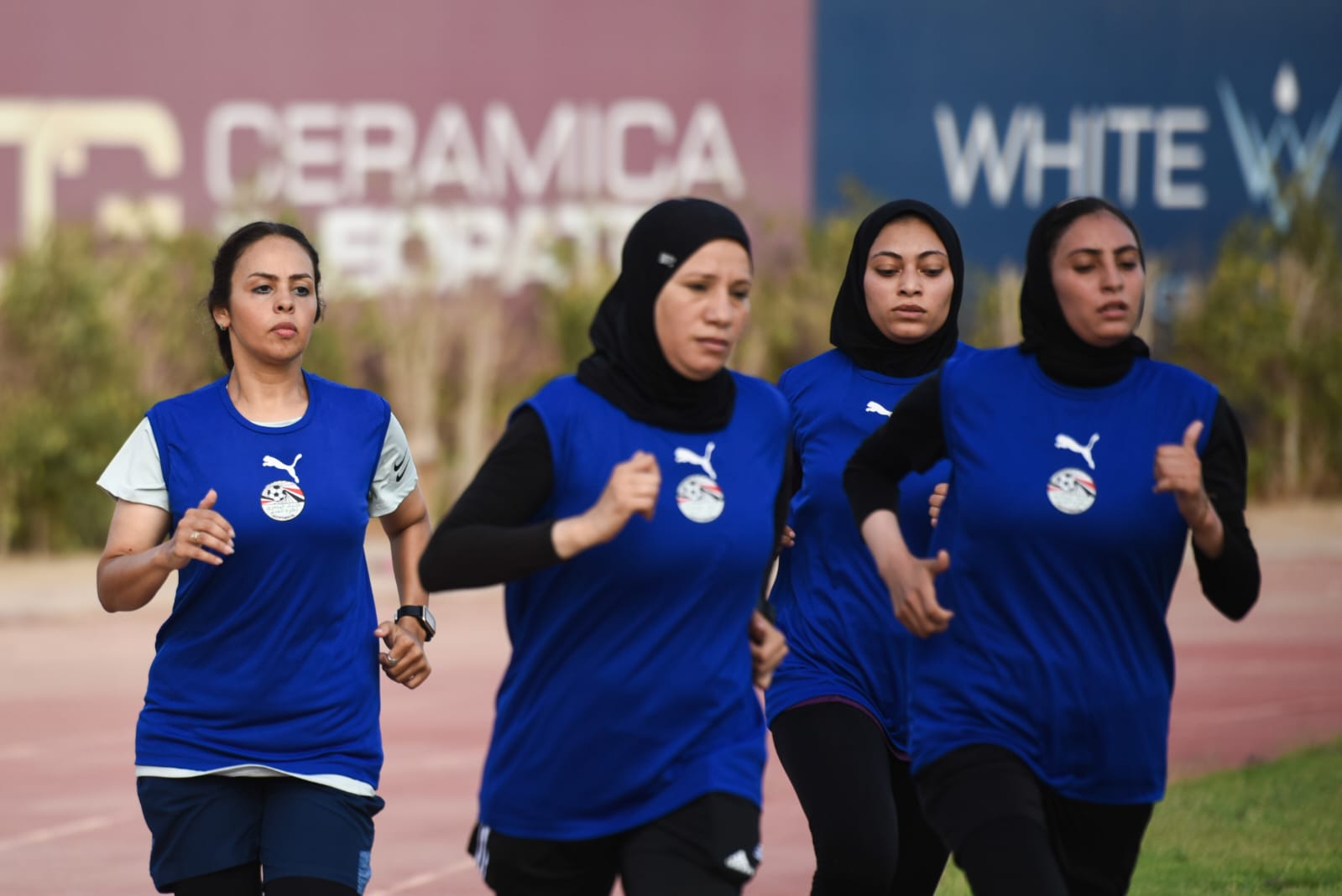 جانب من اختبارات اللياقة البدنية للمحكمات