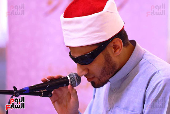 أحد المتسابقين بمسابقة دولة التلاوة