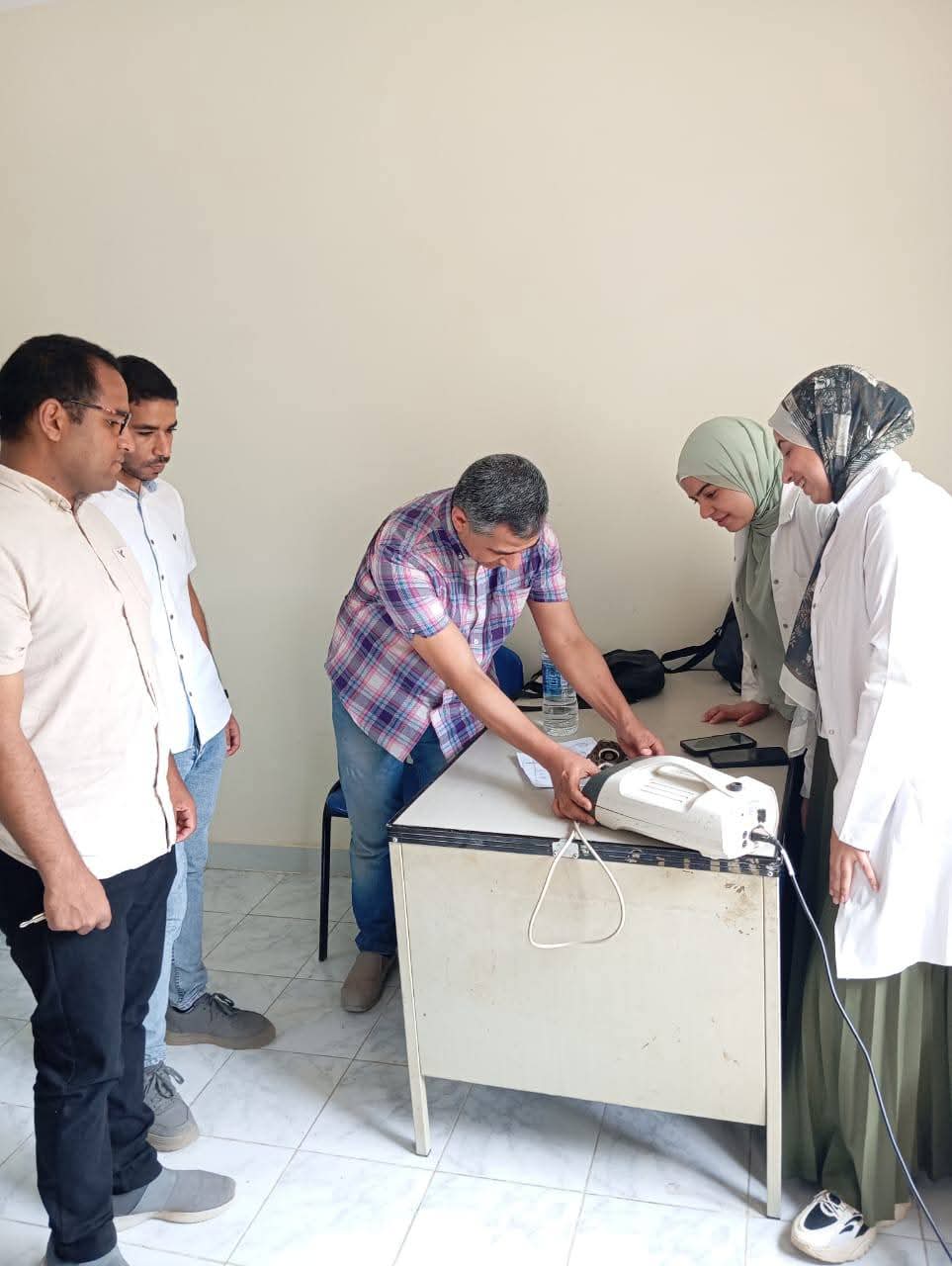 تدريبات داخل الوحدات الصحية ببنى سويف
