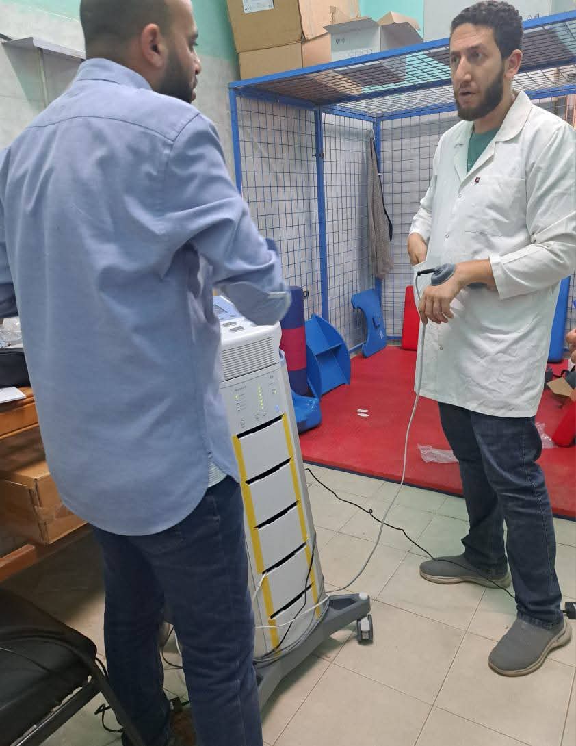 تجهيز وحدات علاج طبيعى لذوى الهمم