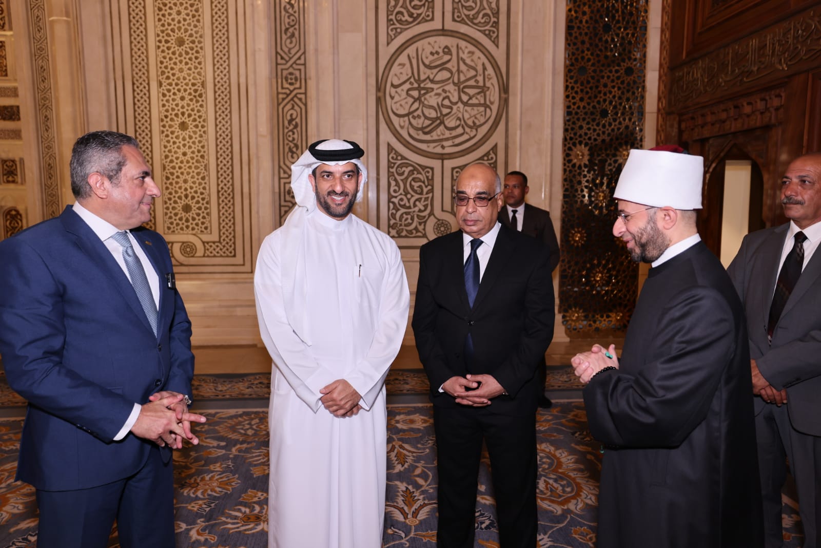 وزيرا العدل والأوقاف يستقبلان وفدًا قضائيًا