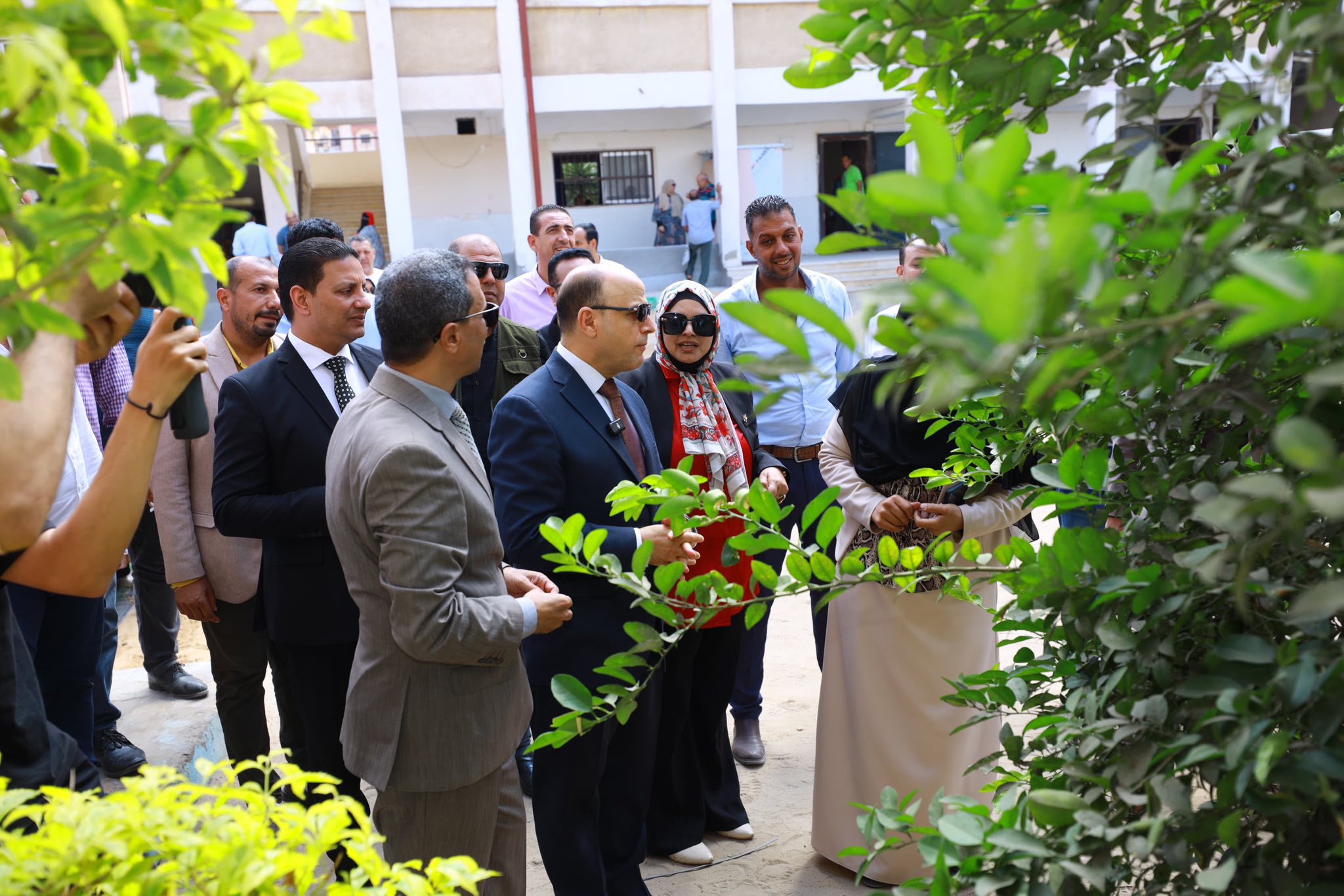 محافظ كفر الشيخ يتفقد مدرسة هدى شعراوي