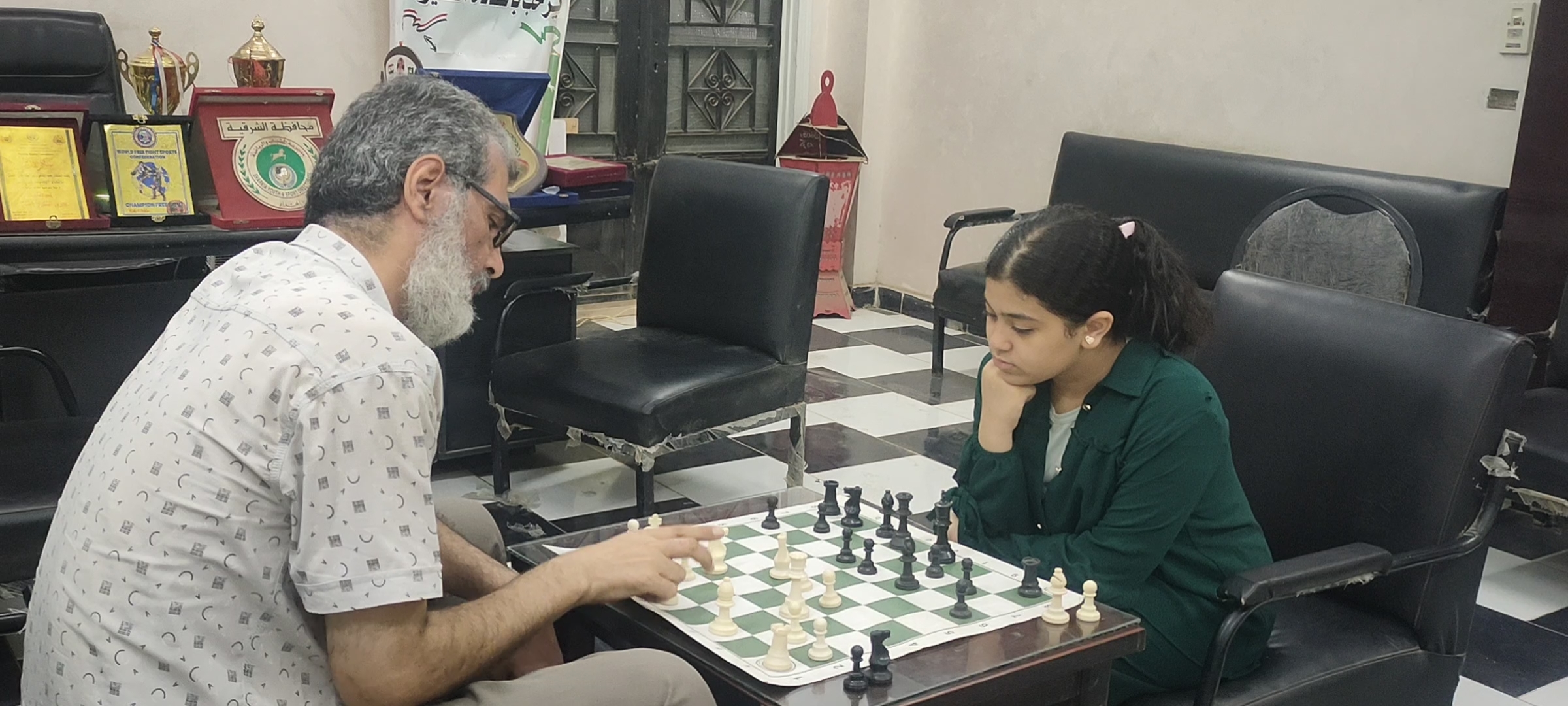 رغد علاء خلال التدريبات رغد علاء خلال التدريبات