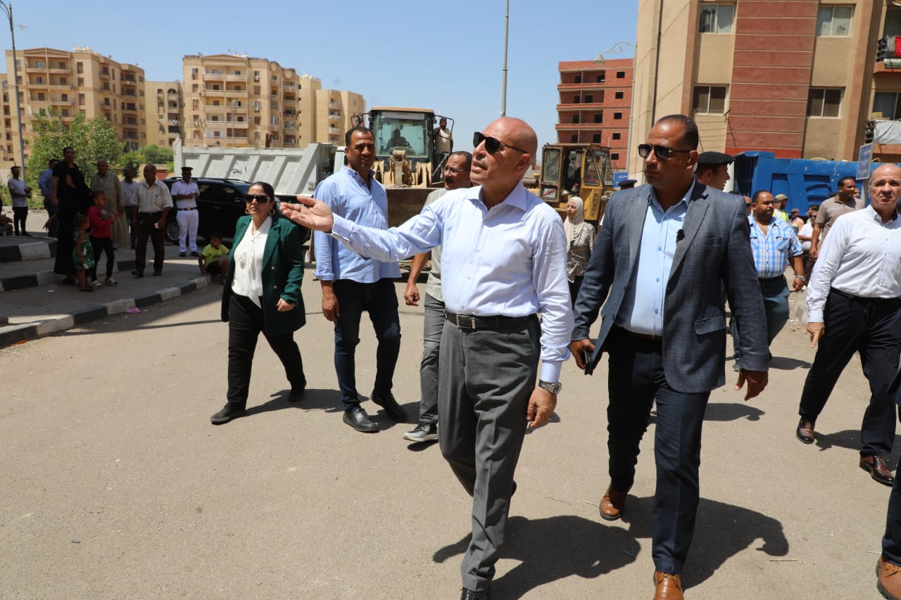 محافظ القاهرة يتابع الحملة