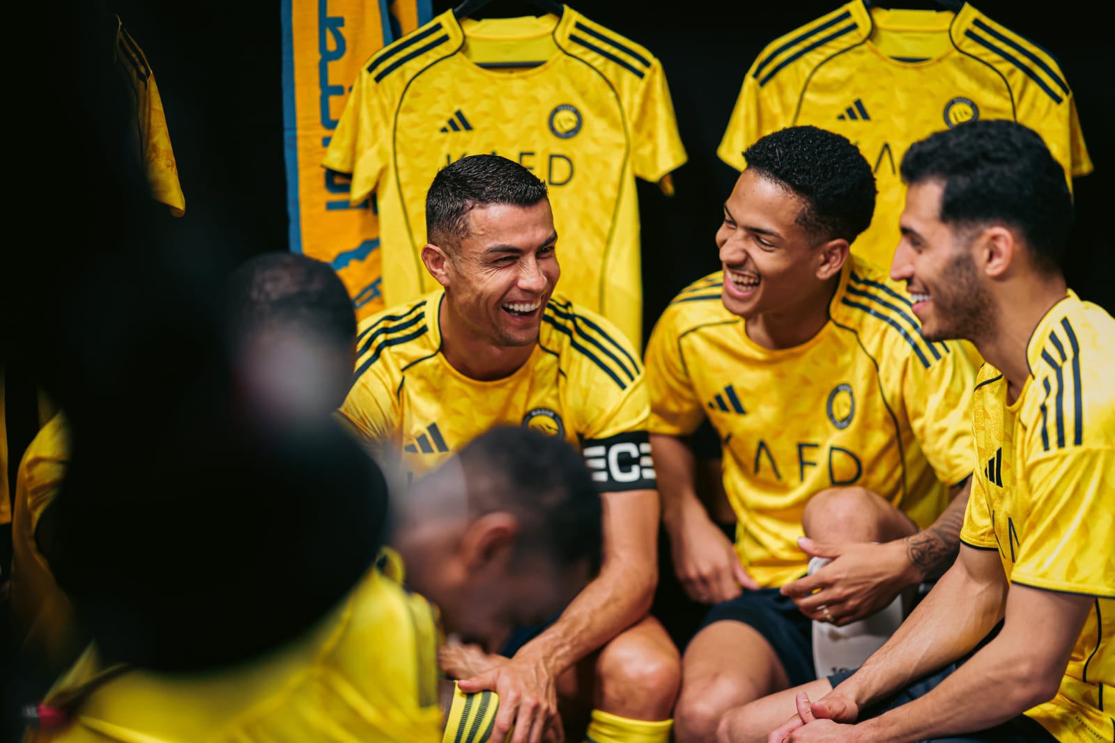 رونالدو مع نجوم النصر