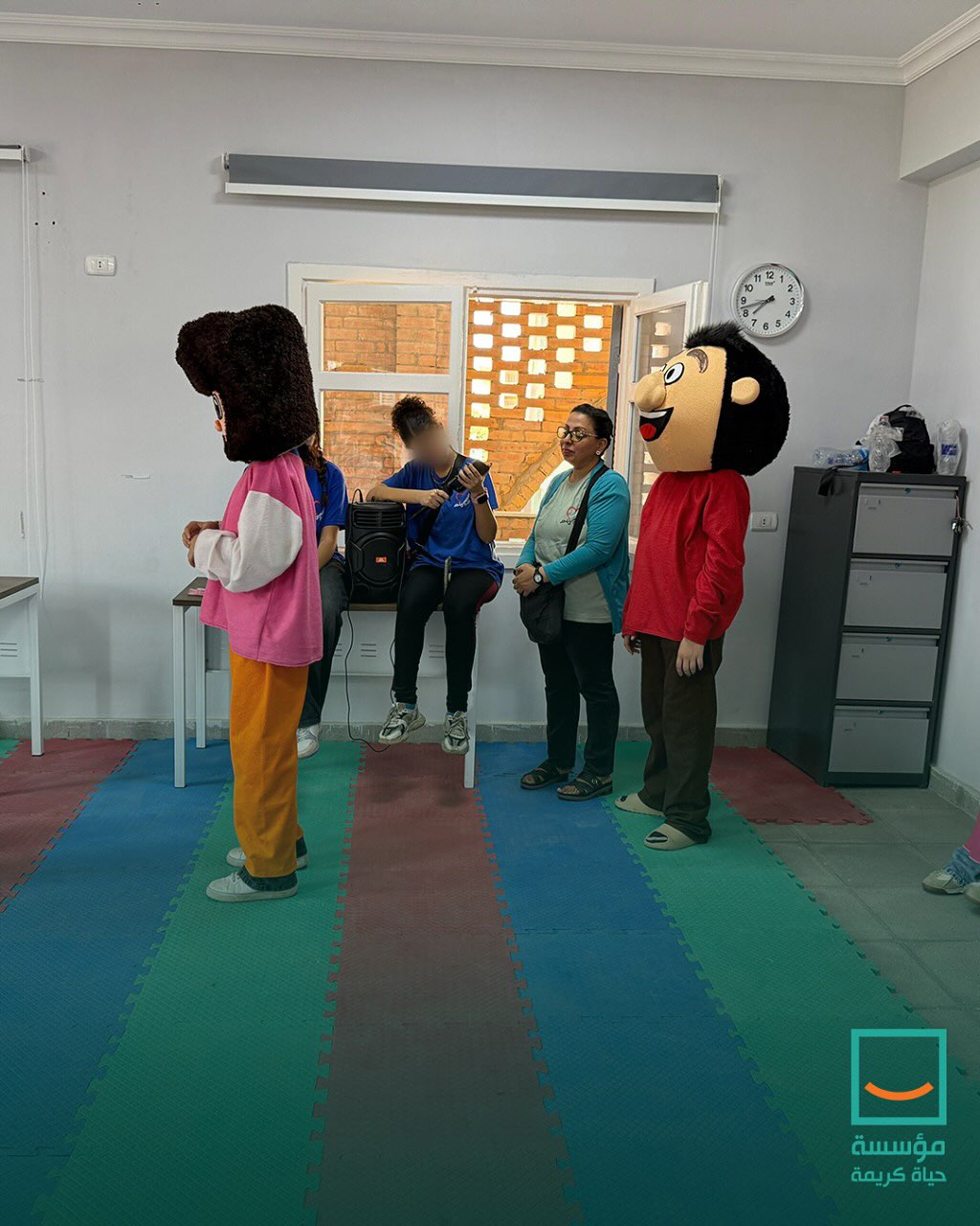 حياة كريمة تنظم ورش تفاعلية لتنمية مهارات الاطفال بالمنوفية (4)