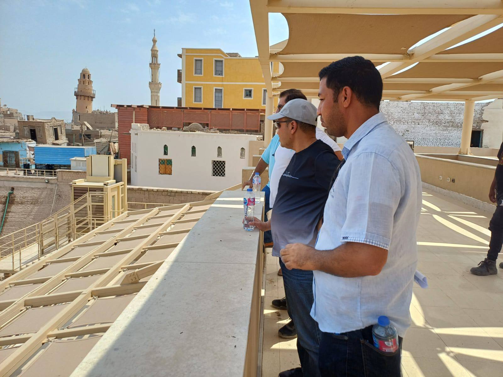 لجنة استلام مشروع تطوير معبد إسنا