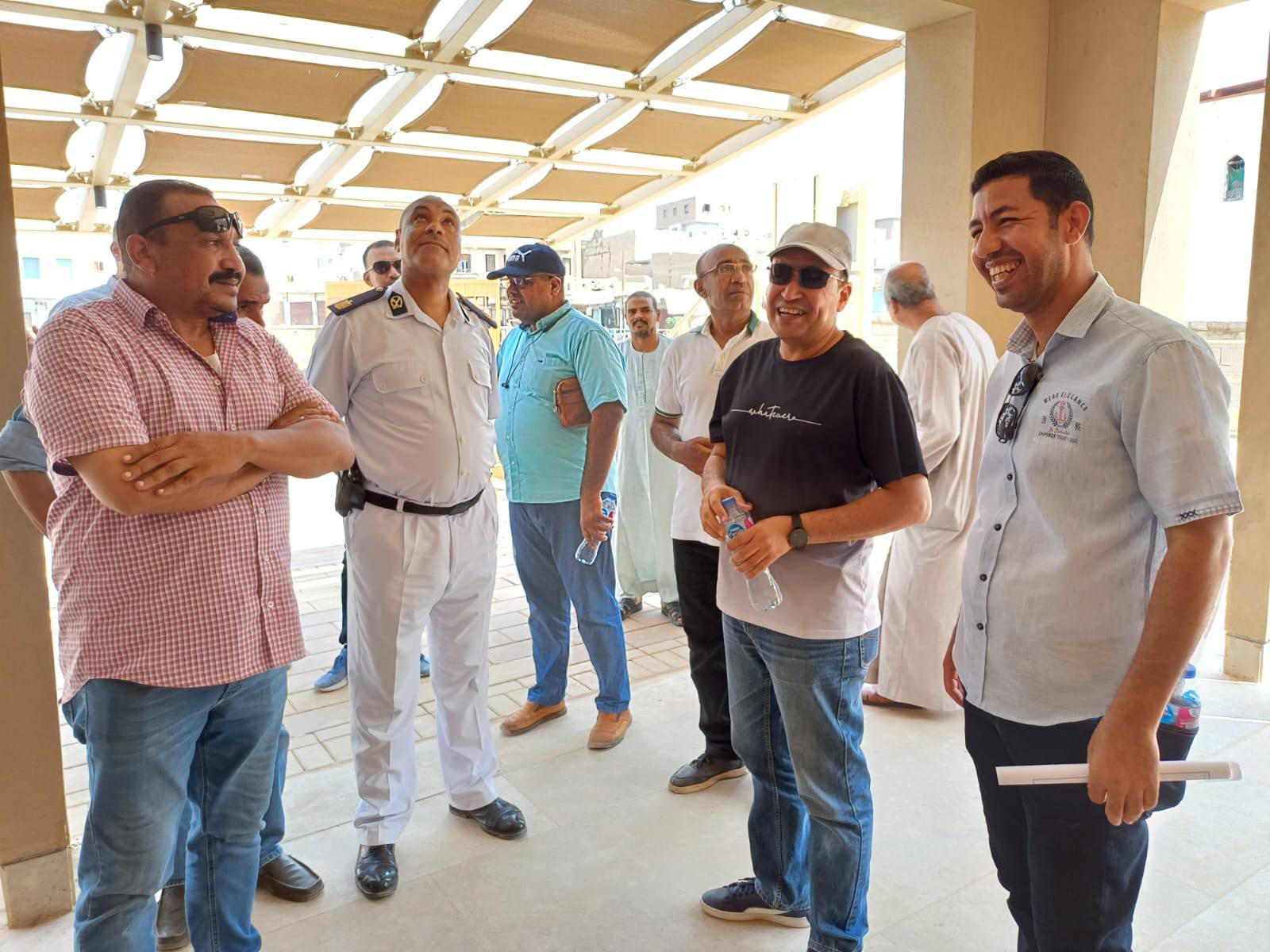 متابعة أعمال لجنة إستلام مشروع تطوير معبد خنوم بمدينة إسنا