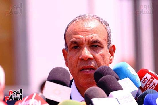 بدر عبد العاطى من أمام معبر رفح
