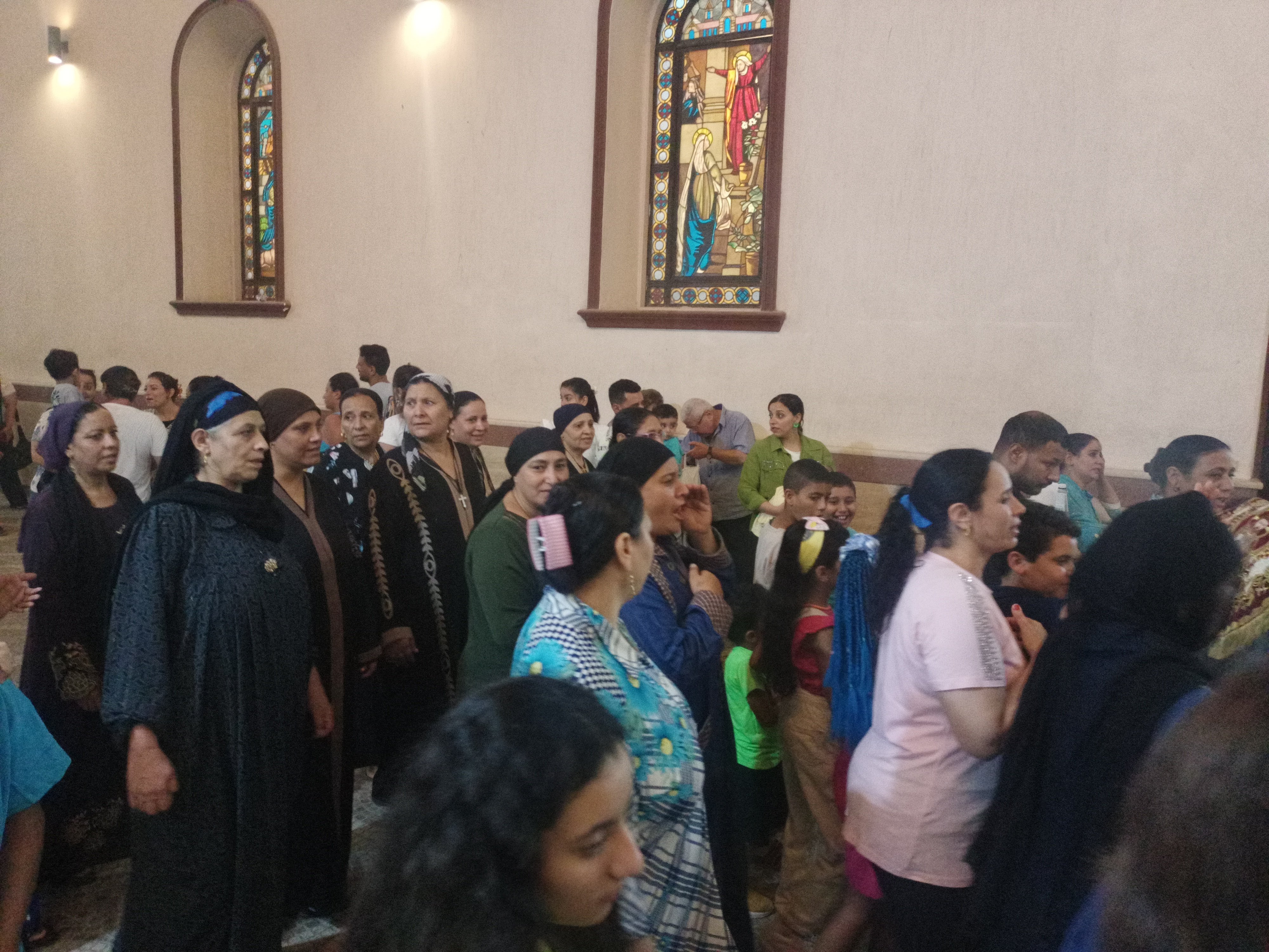 الأقباط يشاركون فى الزفة