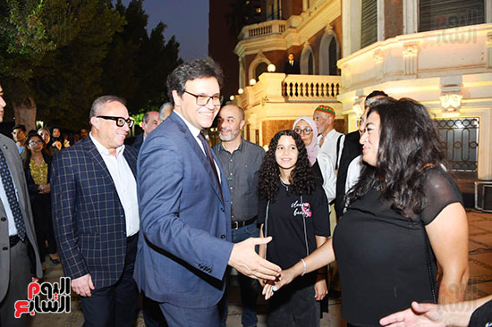 وزير الثقافة يفتتح معرض صوت مصر أم كلثوم بمجمع الفنون (3)