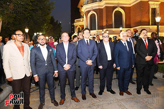 وزير الثقافة يفتتح معرض صوت مصر أم كلثوم بمجمع الفنون (18)