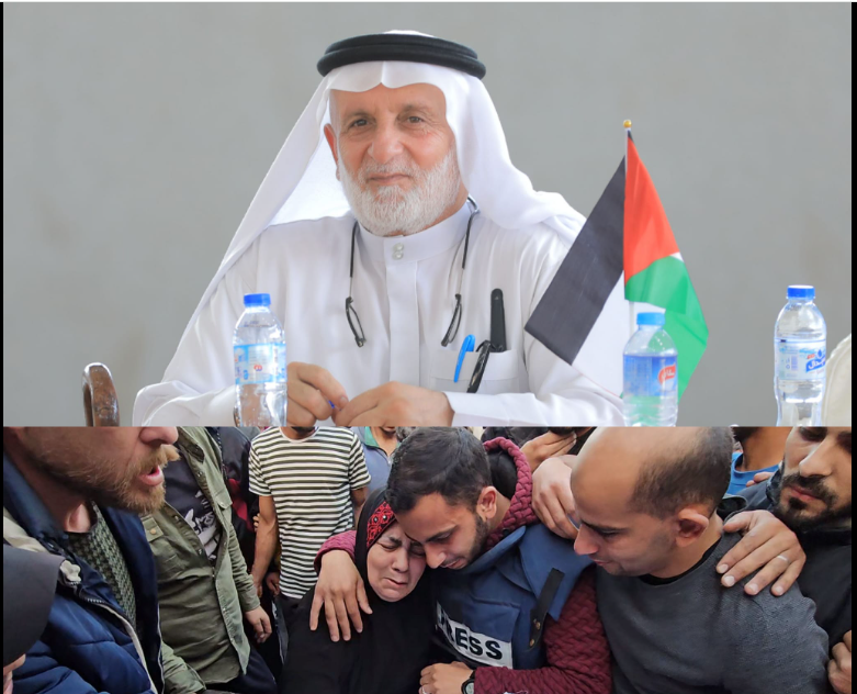 أنس الشريف وأسرته يشعيون جثمان والدهم