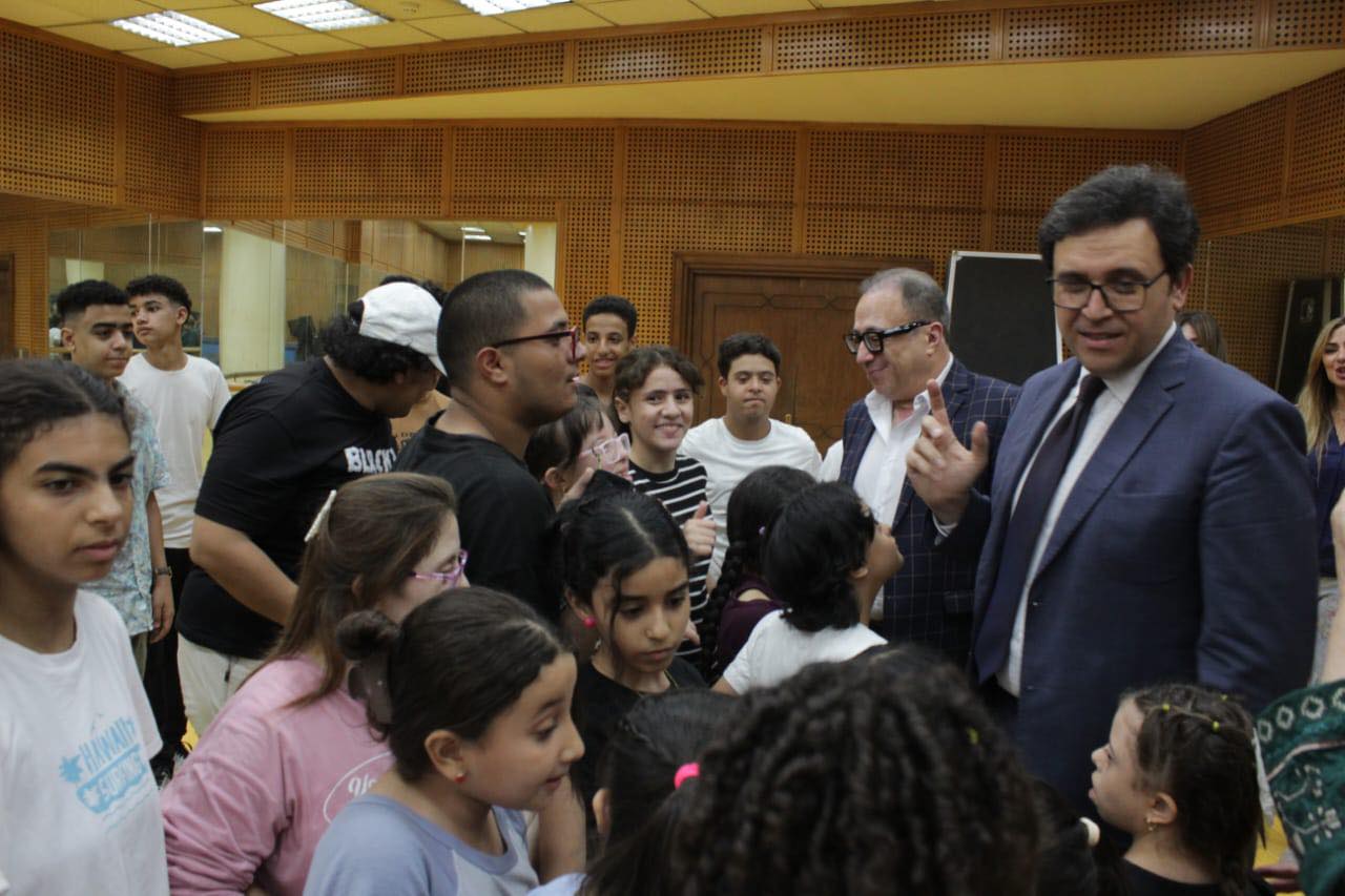 البروفات التحضيرية لافتتاح ملتقى أولادنا بحضور وزير الثقافة