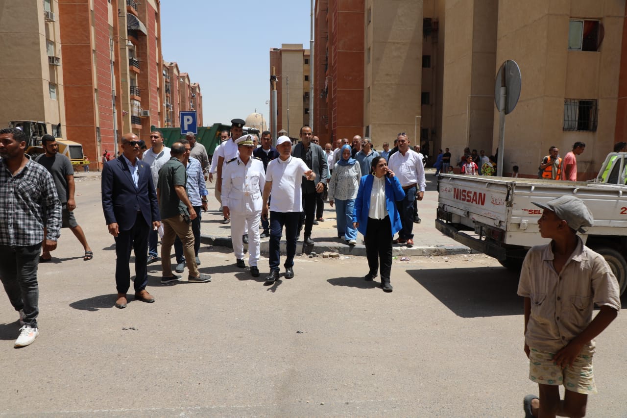 محافظ القاهرة يقود حملة لليوم الثالث لإعادة الإنضباط لمدينة معا بالسلام