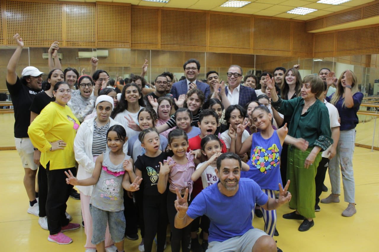 البروفات التحضيرية لافتتاح ملتقى أولادنا