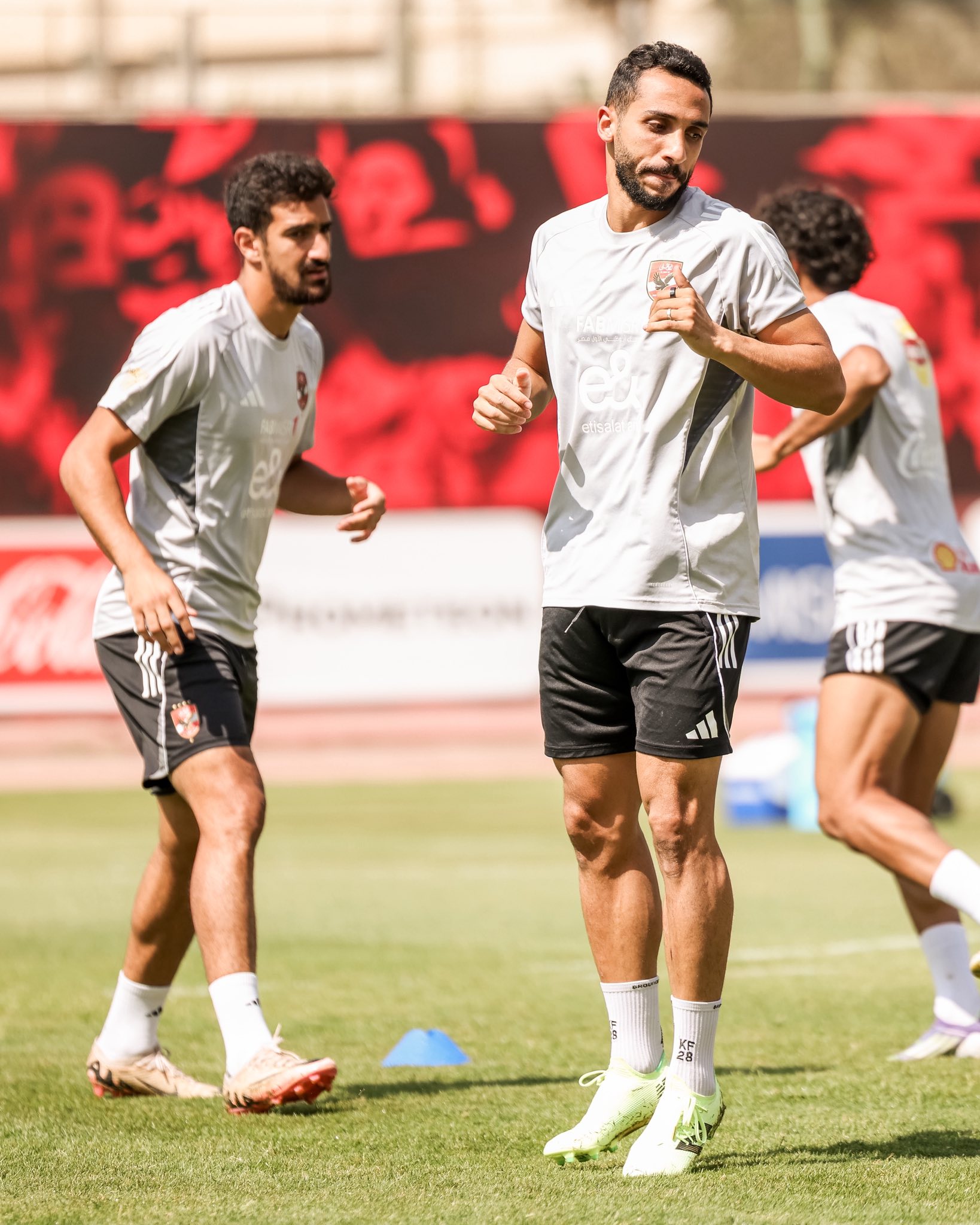 كريم فؤاد من مران الأهلي اليوم