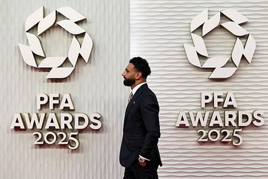 وصول محمد صلاح إلى حفل PFA Awards