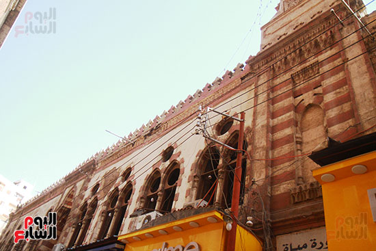 أحد جوانب المسجد